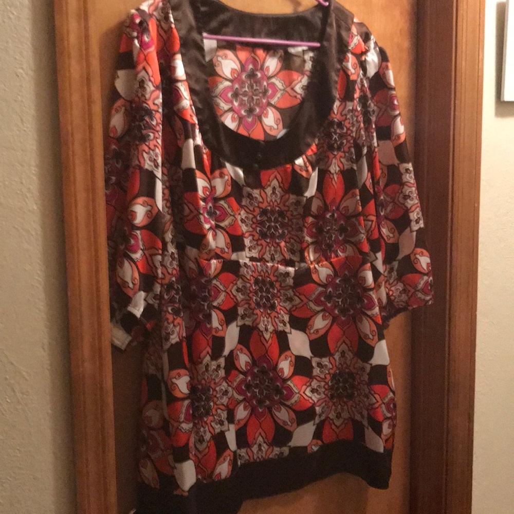 Satin Style &Co Blouse